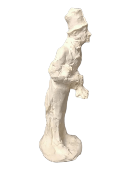 Statuette du huissier de justice d'après Honoré Victorin Daumier