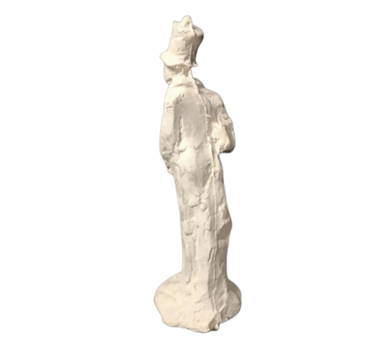 Statuette du huissier de justice d'après Honoré...