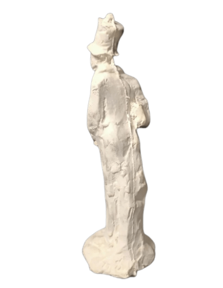 Statuette du huissier de justice d'après Honoré Victorin Daumier