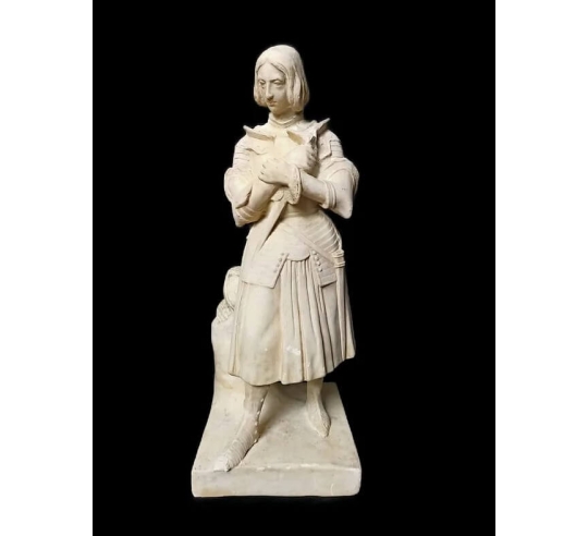 Estatua de Juana de Arco según Marie d'Orléans,...