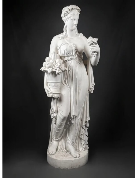 Statue Taille Réelle de la déesse de Pomone, déesse de l'Automne