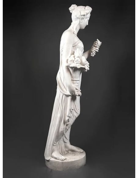 Statue Taille Réelle de la déesse de Pomone, déesse de l'Automne