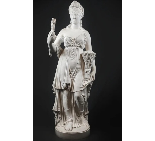Life-Size Statue of the goddess Ceres, goddess...