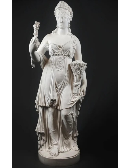 Estatua a Tamaño Real de la diosa Ceres, diosa del Verano