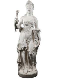 Statue Taille Réelle la déesse de Cérès, déesse de l’Été