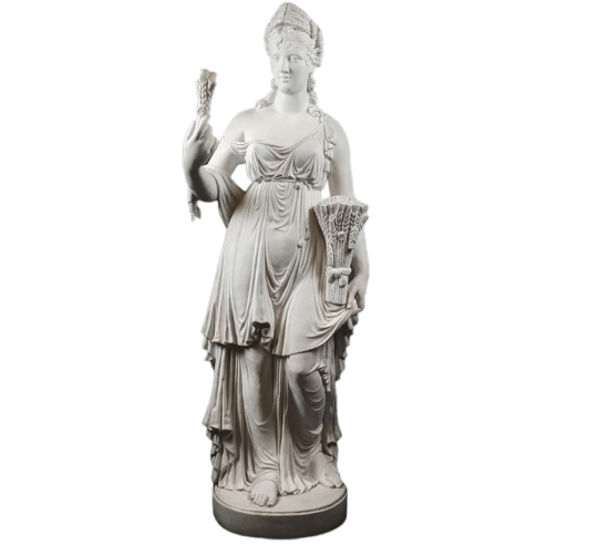 Estatua a Tamaño Real de la diosa Ceres, diosa del Verano