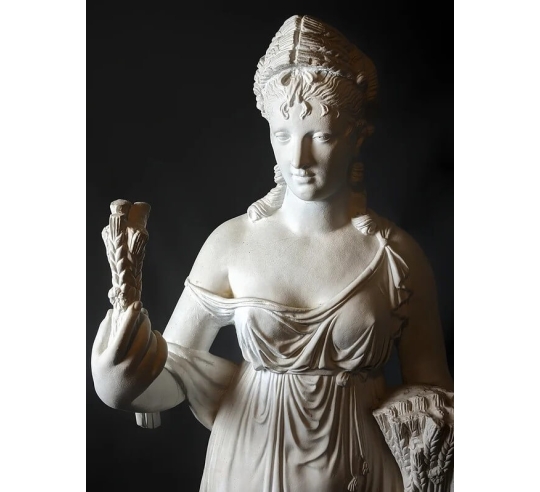 Life-Size Statue of the goddess Ceres, goddess...