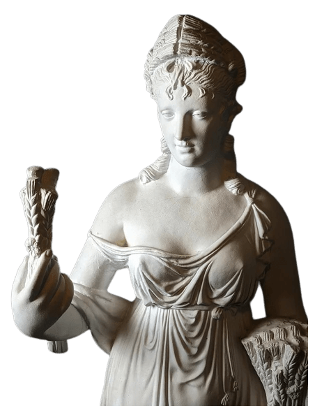 Estatua a Tamaño Real de la diosa Ceres, diosa del Verano