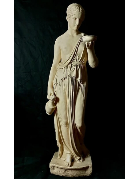 Life-Size Statue of the goddess Hebe, after Bertel Thorvaldsen