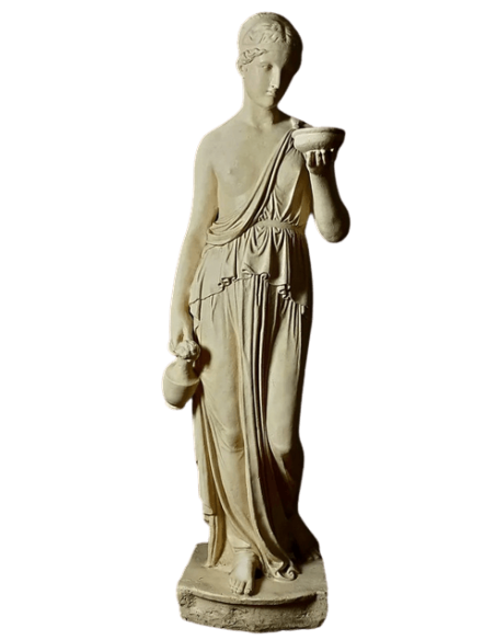 Estatua a Tamaño Real de la diosa Hebe, según Bertel Thorvaldsen