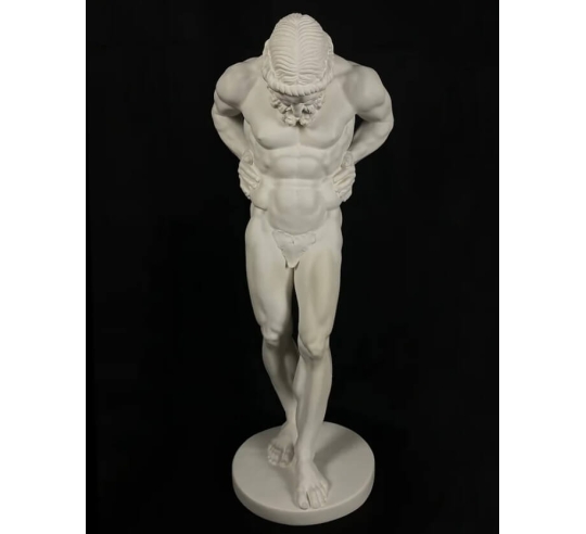 Statue du géant Atlas portant la voute céleste...