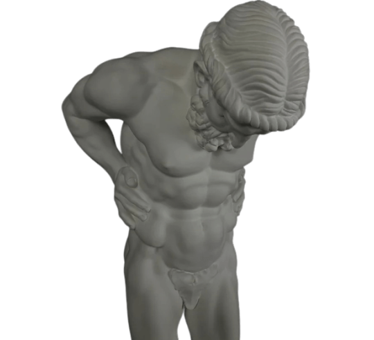 Statue du géant Atlas portant la voute céleste...