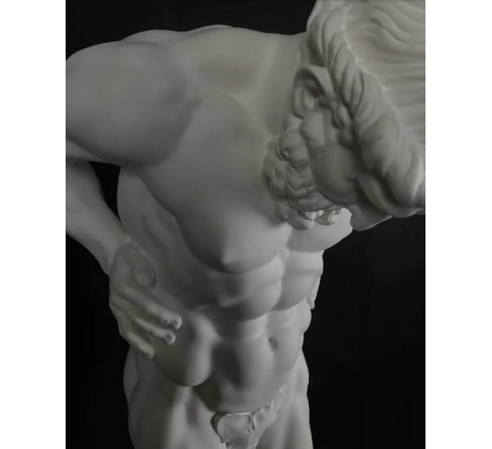 Statue du géant Atlas portant la voute céleste...