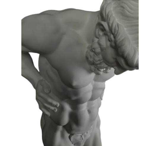 Statue du géant Atlas portant la voute céleste...