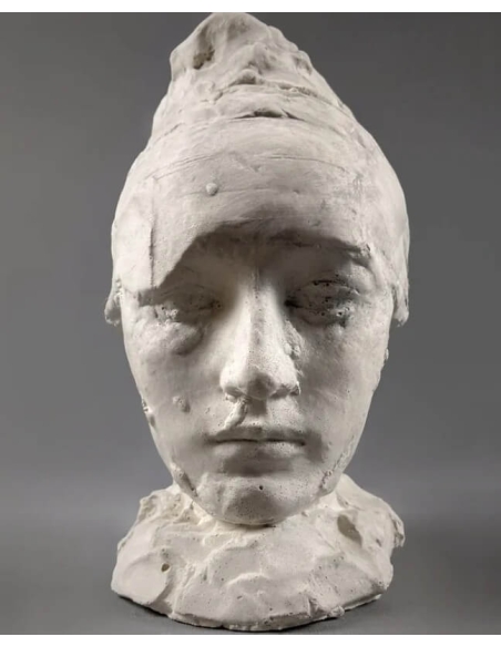 Bust of Camille Claudel, known as Camille au bonnet, after Auguste Rodin