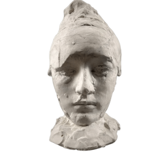 Busto de Camille Claudel, conocido como Camille au bonnet, según Auguste Rodin