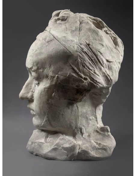 Buste de Camille Claudel dit Camille au bonnet d'après Auguste Rodin