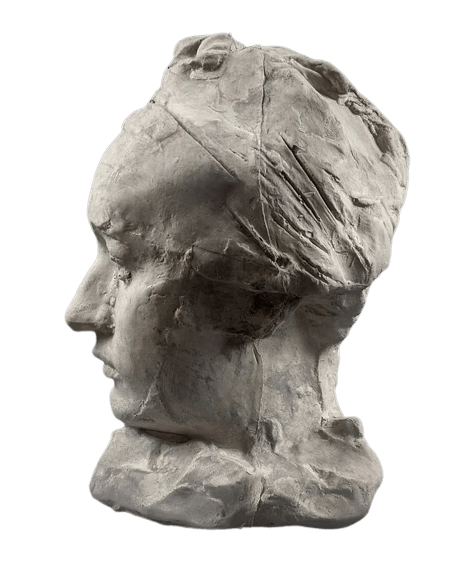 Buste de Camille Claudel dit Camille au bonnet d'après Auguste Rodin
