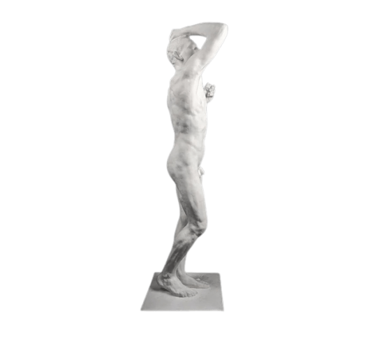 Estatua de la Edad de Bronce según Auguste Rodin