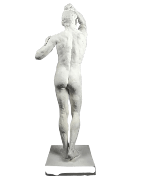 Estatua de la Edad de Bronce según Auguste Rodin