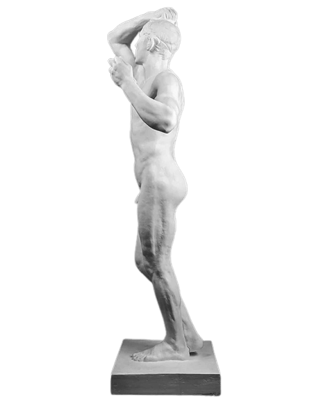 Estatua de la Edad de Bronce según Auguste Rodin