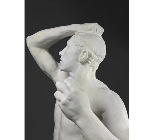 Estatua de la Edad de Bronce según Auguste Rodin