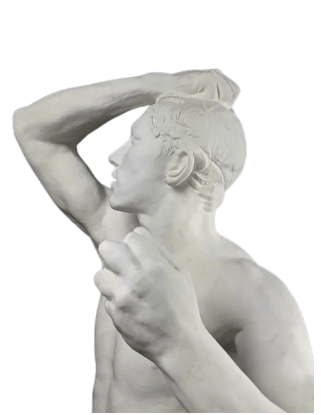 Estatua de la Edad de Bronce según Auguste Rodin