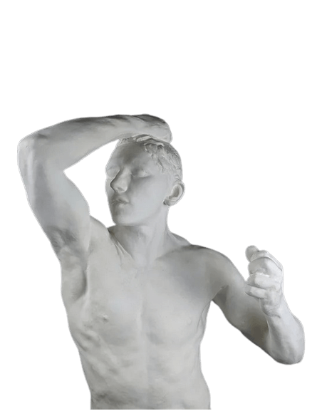 Estatua de la Edad de Bronce según Auguste Rodin