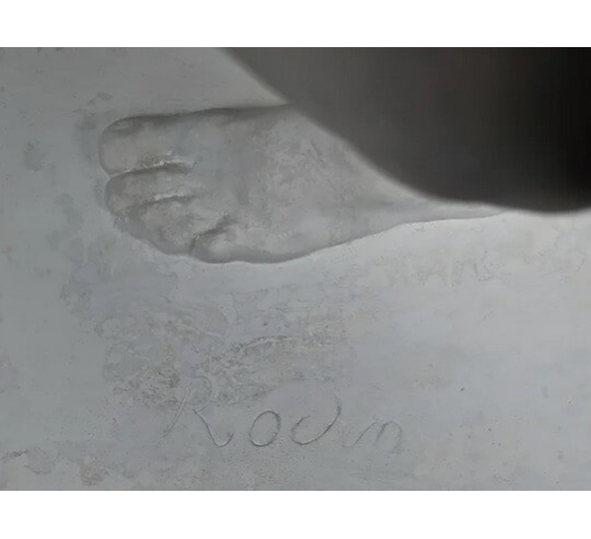 Estatua de la Edad de Bronce según Auguste Rodin