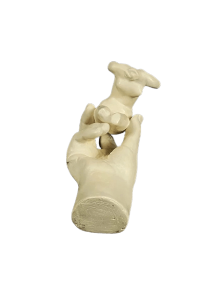 Sculpture of Rodin's Hand holding a female torso after Auguste Rodin