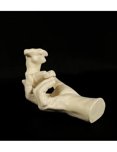 Sculpture of Rodin's Hand holding a female torso after Auguste Rodin