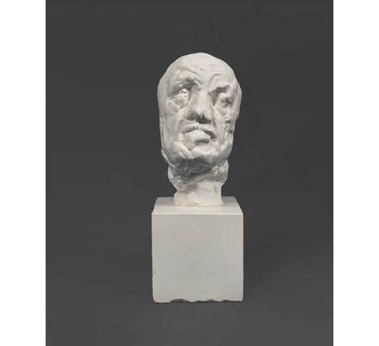 Petite tête de l'homme au nez cassé d'après...