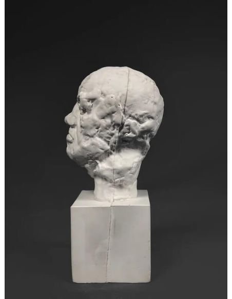Petite tête de l'homme au nez cassé d'après Auguste Rodin