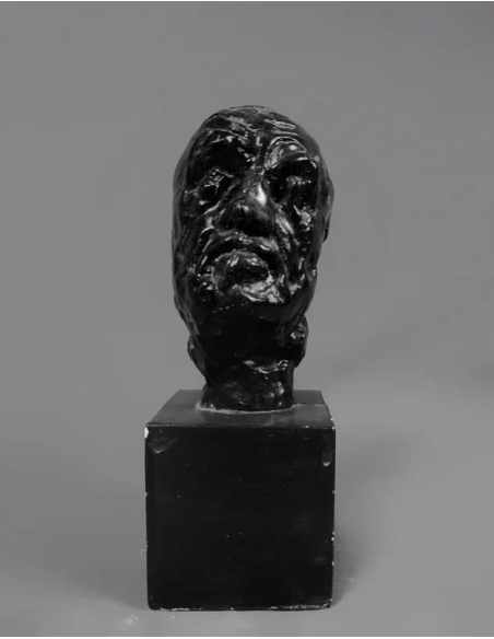 La máscara del hombre de la Nariz Rota segun Auguste Rodin