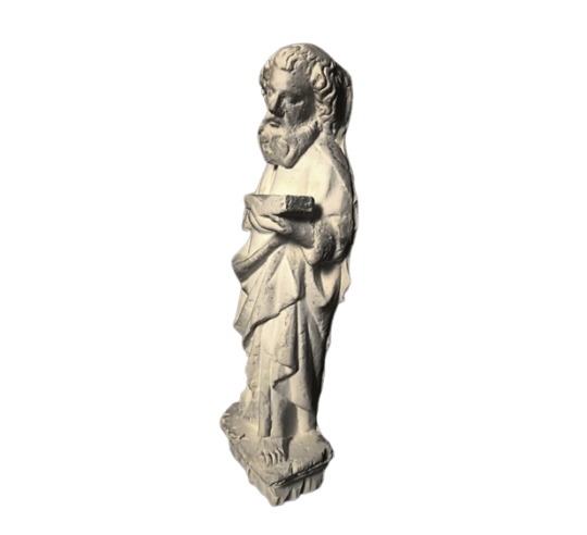 Statue d'Apotre tenant la Bible Collégiale...