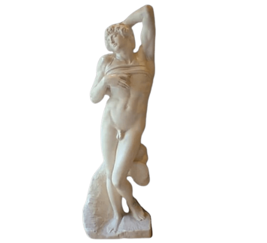 Statue du Captif dit L'Esclave mourant d'après Michel Ange