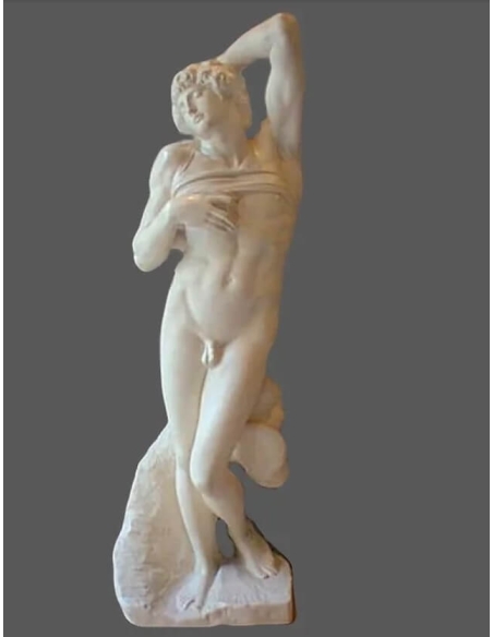 Statue of the Captive called The Dying Slave after Michelangelo.