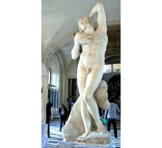 Statue of the Captive called The Dying Slave...