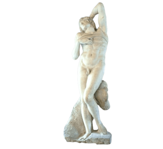 Statue of the Captive called The Dying Slave...