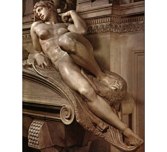 Statue de L'Aurore d'après Michel Ange