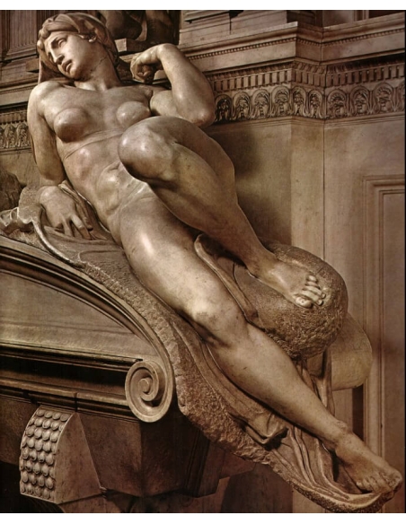 Statue de L'Aurore d'après Michel Ange