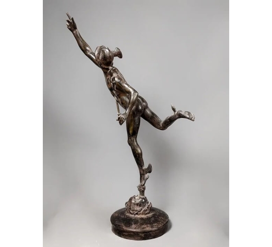 Statue du Dieu Mercure volant d'après Jean de...