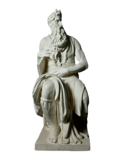Estatua de Moisés segun Miguel Ángel