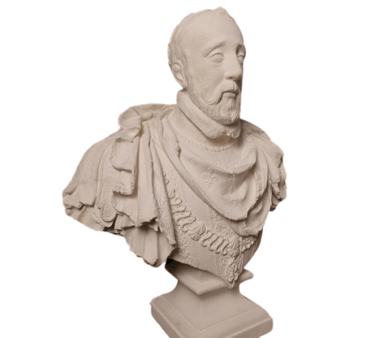 Busto de Enrique II, rey de Francia, según...