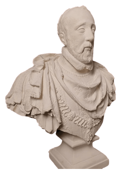 Busto de Enrique II, rey de Francia, según Germain Pilon