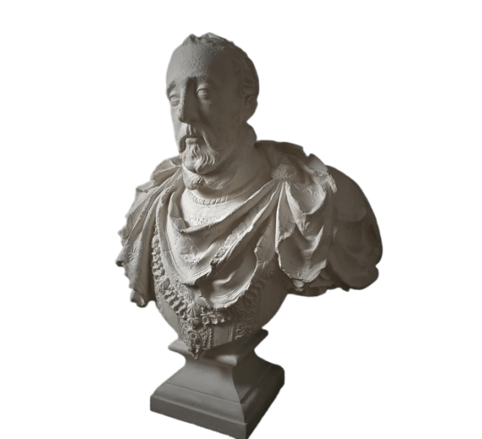 Busto de Enrique II, rey de Francia, según...