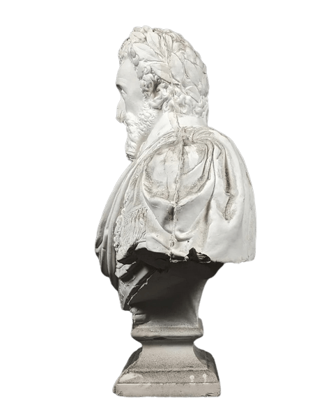 Bust of Henri IV king of France, head laureate, in cuirass and sash after Barthélémy Tremblay