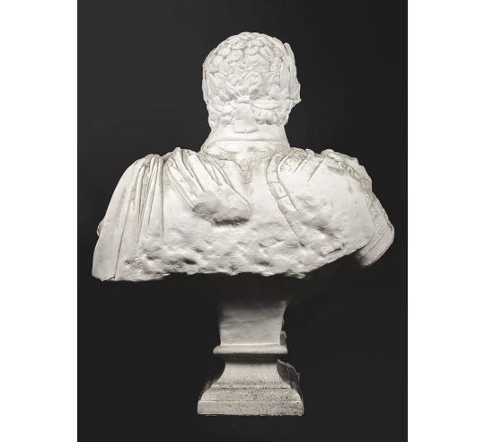 Bust of Henri IV king of France, head laureate,...