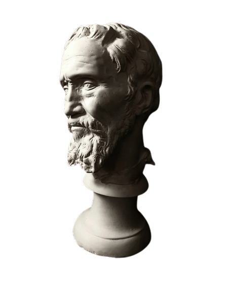 Bust of Michelangelo Buonarroti, known as Michelangelo, after Daniele Ricciarelli