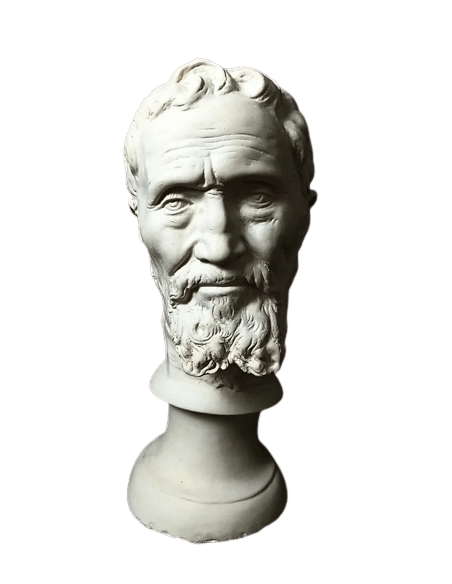 Bust of Michelangelo Buonarroti, known as Michelangelo, after Daniele Ricciarelli